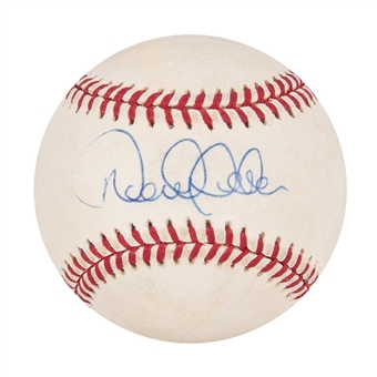 Derek Jeter Yankees Signed OAL Budig Baseball (PSA/DNA)